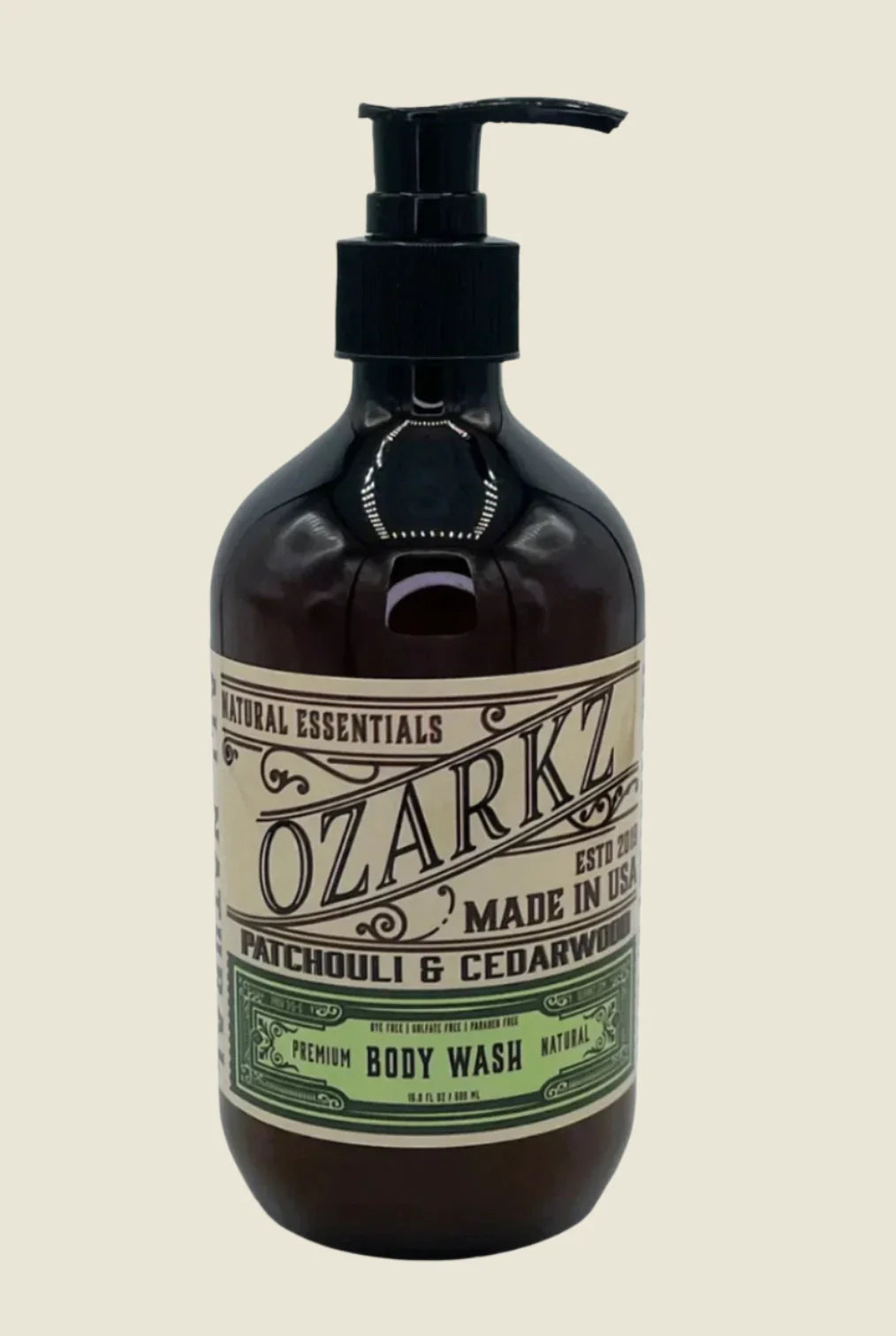 Patchouli & Cedarwood Body Wash
