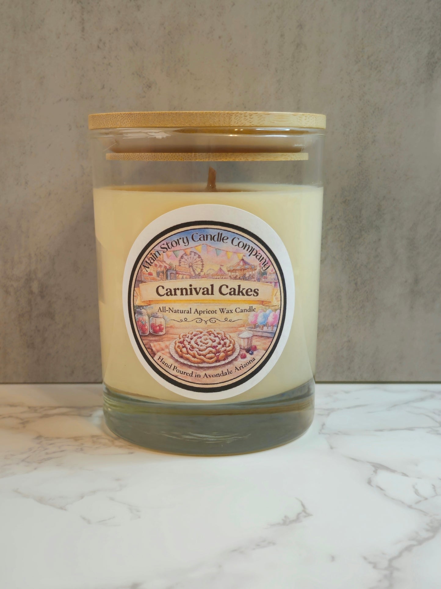 Carnival Cakes | 10oz All-Natural Coconut-Soy Wax Candle