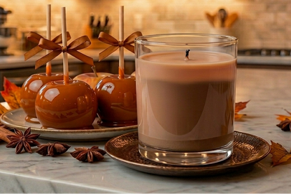 Carnival Apples  | 10oz Natural Coconut-Apricot Wax Candle