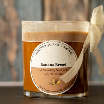 Banana Bread | 10oz Natural Coconut-Apricot Wax Candle