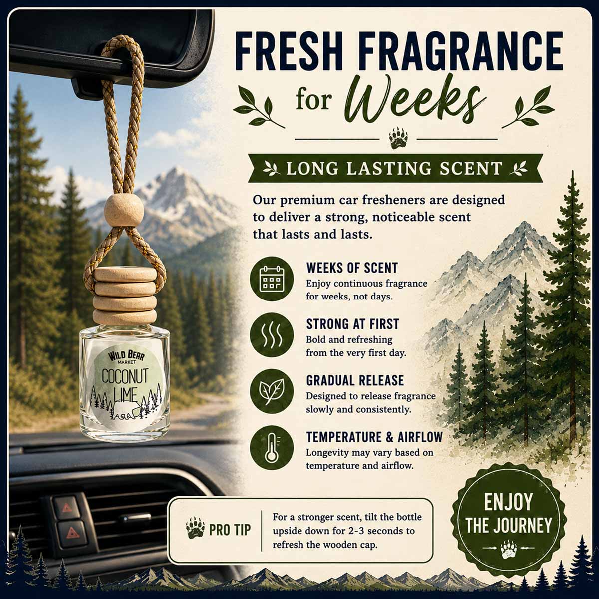 Leather Bound Car Freshener