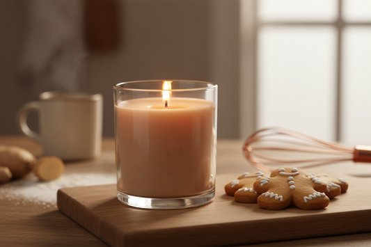 change the candle to a straight sided glass