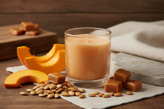 Pumpkin Caramel Crunch | 10oz Natural Coconut-Apricot Wax Candle
