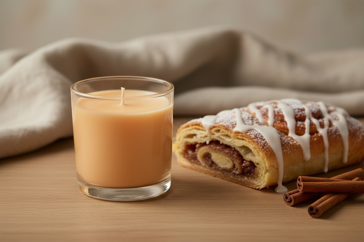 Cinnamon Strudel | 10oz Natural Coconut-Apricot Wax Candle