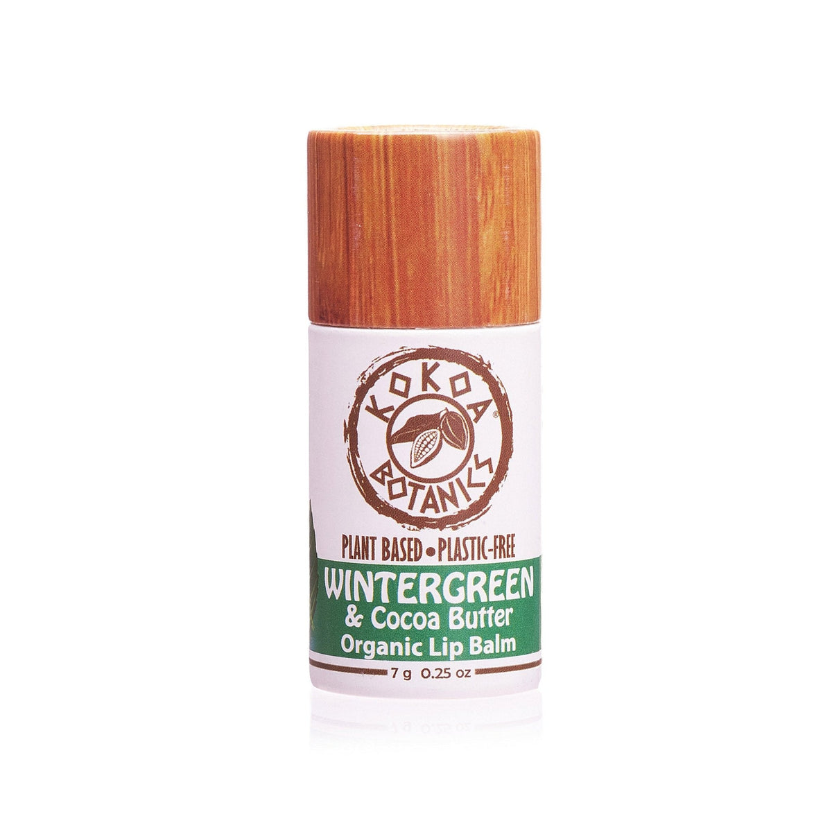 WINTERGREEN - Natural Organic Lip Balm - Plastic-Free .25 oz