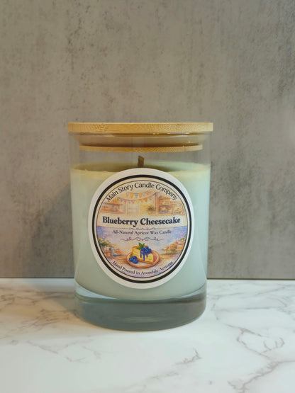 Blueberry Cheesecake | 10oz Natural Coconut-Apricot Wax Candle