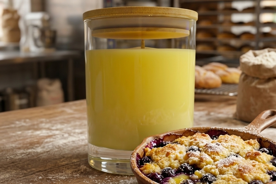 Lemon-Blueberry Delight | 10oz Natural Coconut-Apricot Wax Candle