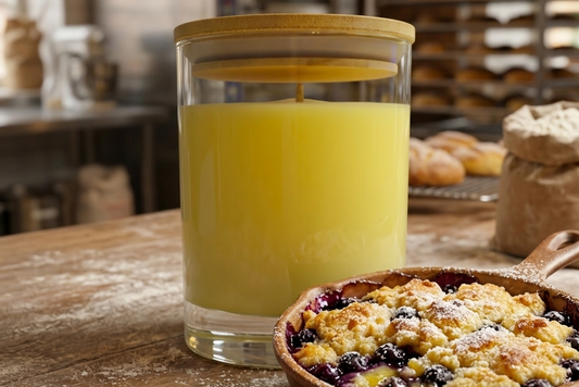 Lemon-Blueberry Delight | 10oz Natural Coconut-Apricot Wax Candle