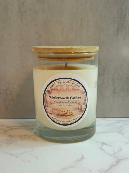 Snickerdoodle Cookies  | 10oz Natural Coconut-Apricot Wax Candle